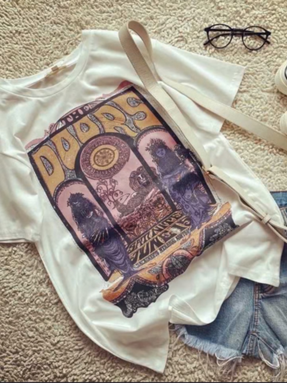 Free People x DAYDREAMER | The Doors T-Shirt Dress | XL - Picture 3 of 10